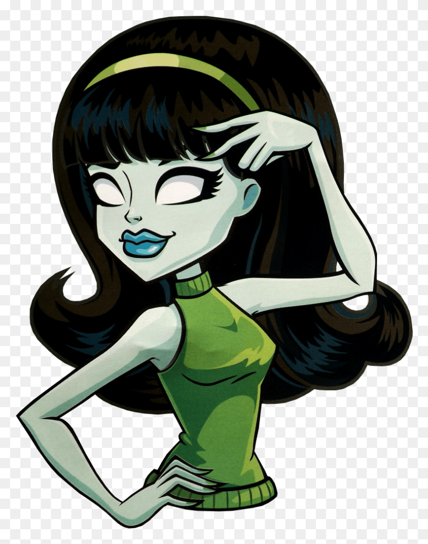 791x1024 Scarah Screams Is A Banshee From Ireland Monster High Catrine Demew Drawing, Person, Human HD PNG Download