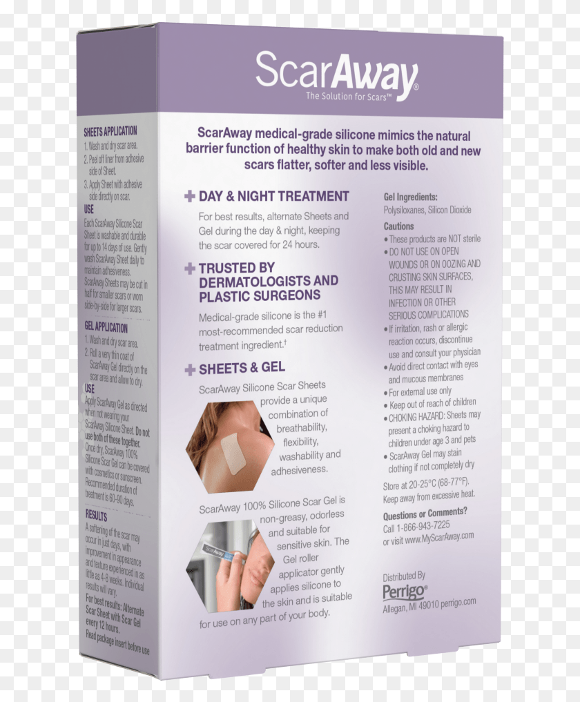 621x957 Scaraway Silicone Scar Brochure, Poster, Advertisement, Flyer Descargar Hd Png