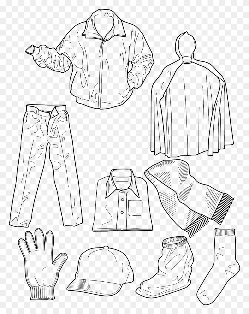 998x1280 Scarce Spring Clothes Coloring Pages Winter Clothing Am Thankful For Food And Clothing Coloring Page, Green, Apparel HD PNG Download