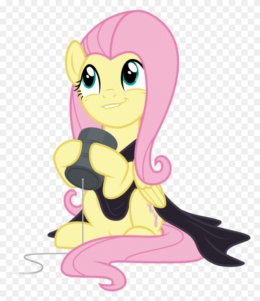 813x953 Descargar Png Scare Clip Lights Out Scare Master My Little Pony Fluttershy Png