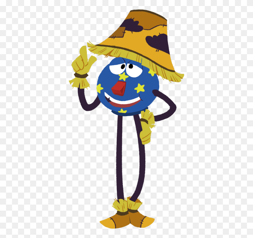 387x731 Scarecrow Clipart Cartoon, Performer, Crowd, Candy HD PNG Download