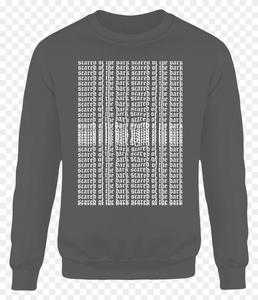 1005x1181 Scared Of The Dark Crew Neck Scared Of The Dark, Clothing, Apparel, Sweater HD PNG Download