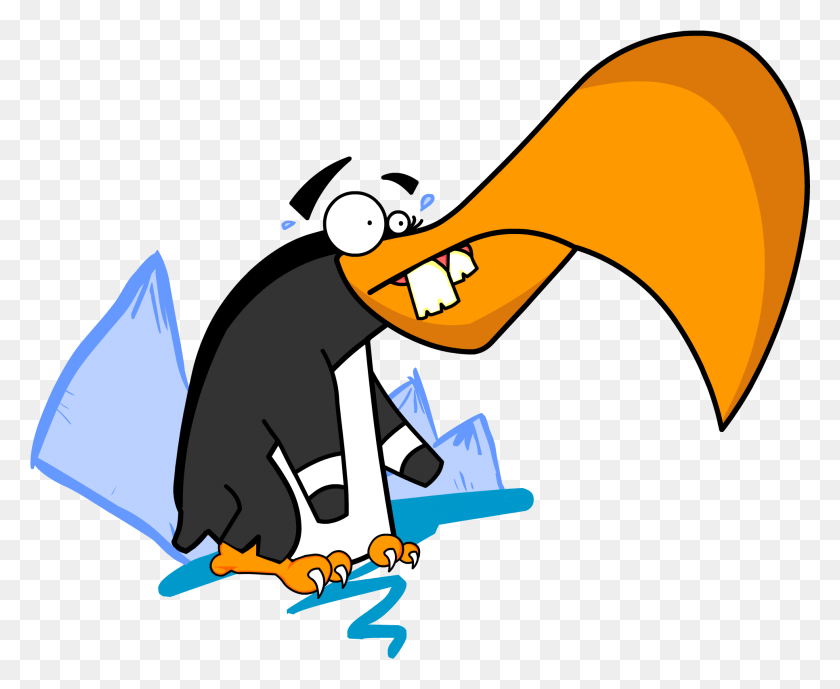 1932x1560 Descargar Png / Pingüino Asustado Png