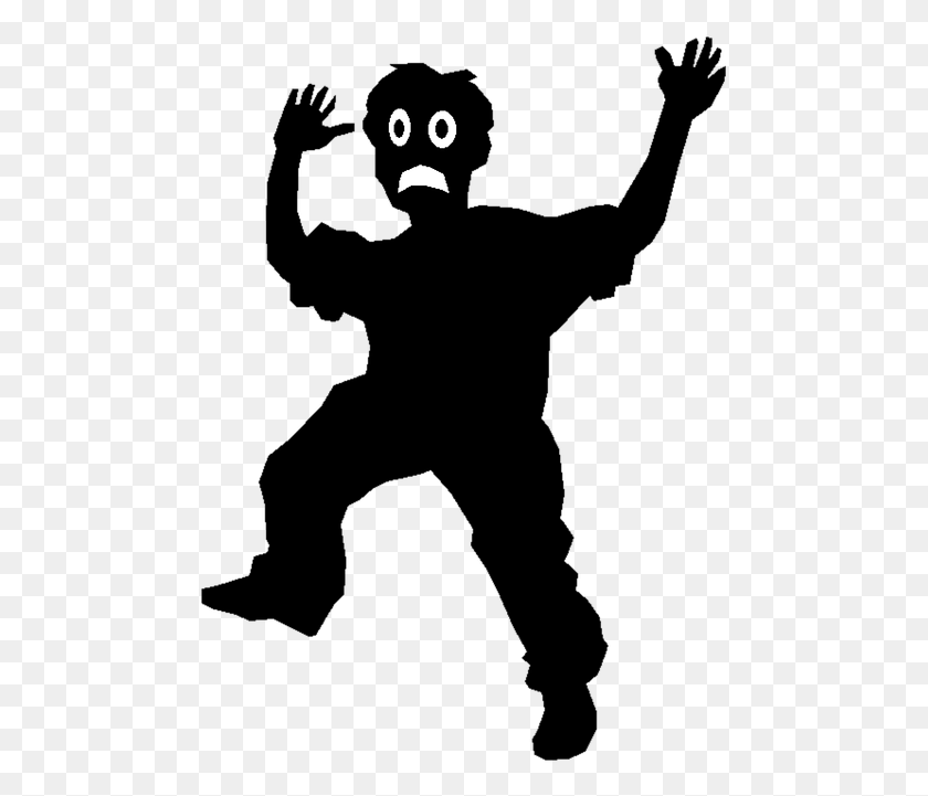 481x661 Scared Scared Child Silhouette, Symbol, Outdoors, Text HD PNG Download