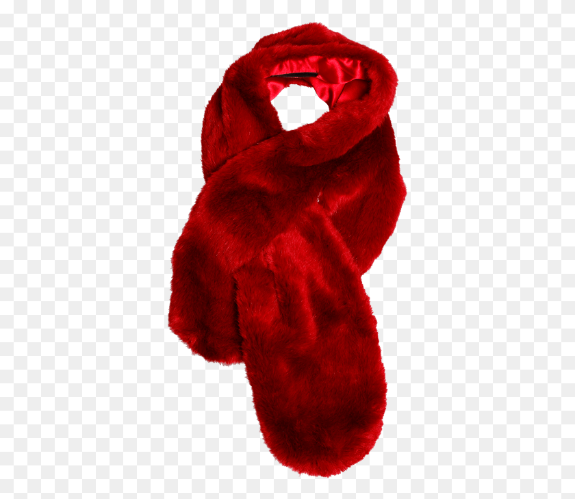 351x669 Scarf, Clothing, Apparel, Fur HD PNG Download