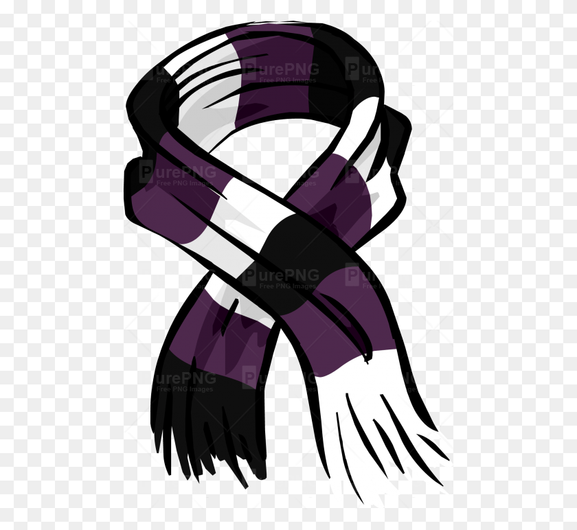 480x712 Scarf Clipart Transparent Background Scarf Club Penguin, Clothing, Apparel, Helmet HD PNG Download