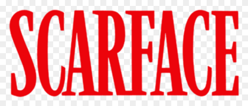 1921x737 Descargar Scarface Movie Red Logo Scarface, Texto, Número, Símbolo Hd Png