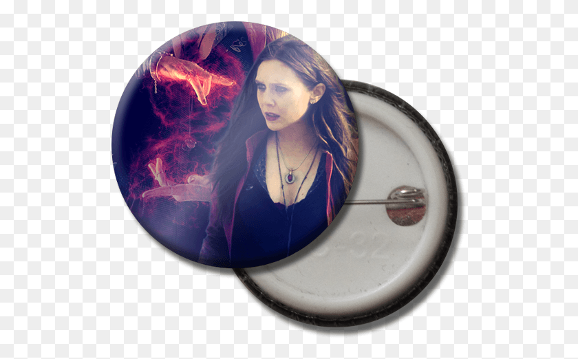 517x462 Scarlet Witch Button Pin Badge, Pattern, Person, Human HD PNG Download