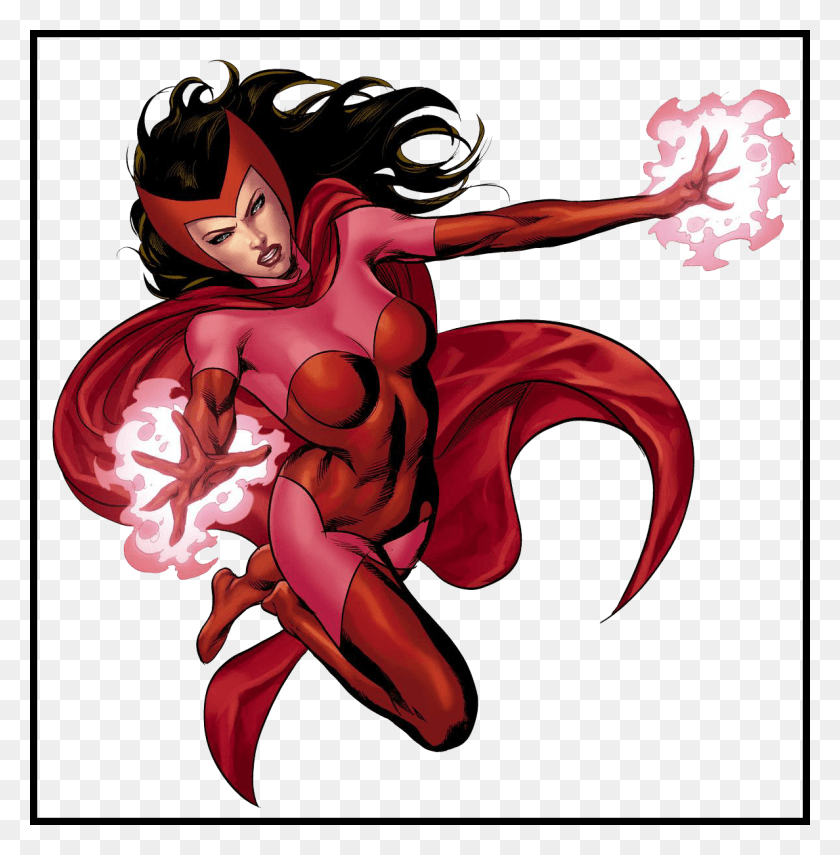 1188x1211 Scarlet Witch Classic Costume, Graphics, Person HD PNG Download