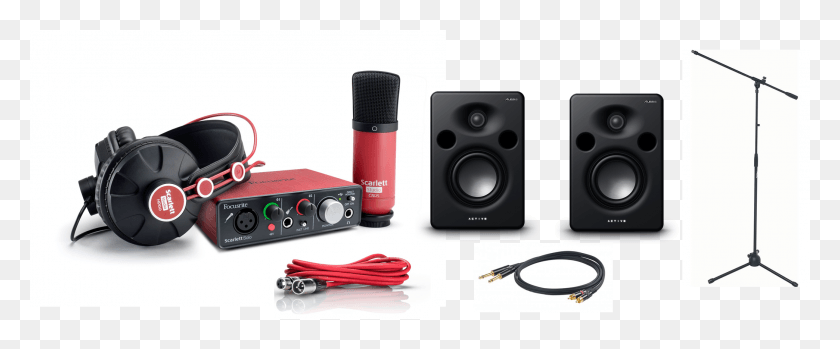 2089x775 Scarlett Solo Studio Sound Card And Microphone, Speaker, Electronics, Audio Speaker HD PNG Download