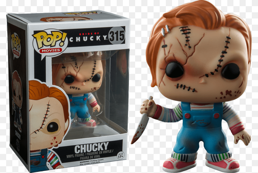 800x562 Scarred Chucky Pop Vinyl Figurine Funko Bride Of Chucky Scarred Chucky Pop Vinyl Figure, Doll, Toy, Baby, Person PNG