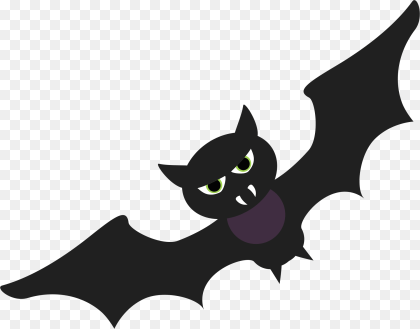 Scary Bat Clipart, Animal, Mammal, Fish, Sea Life PNG