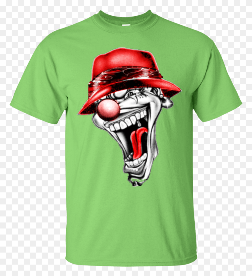 1039x1143 Scary Clown T Shirt, Clothing, Apparel, T-shirt HD PNG Download