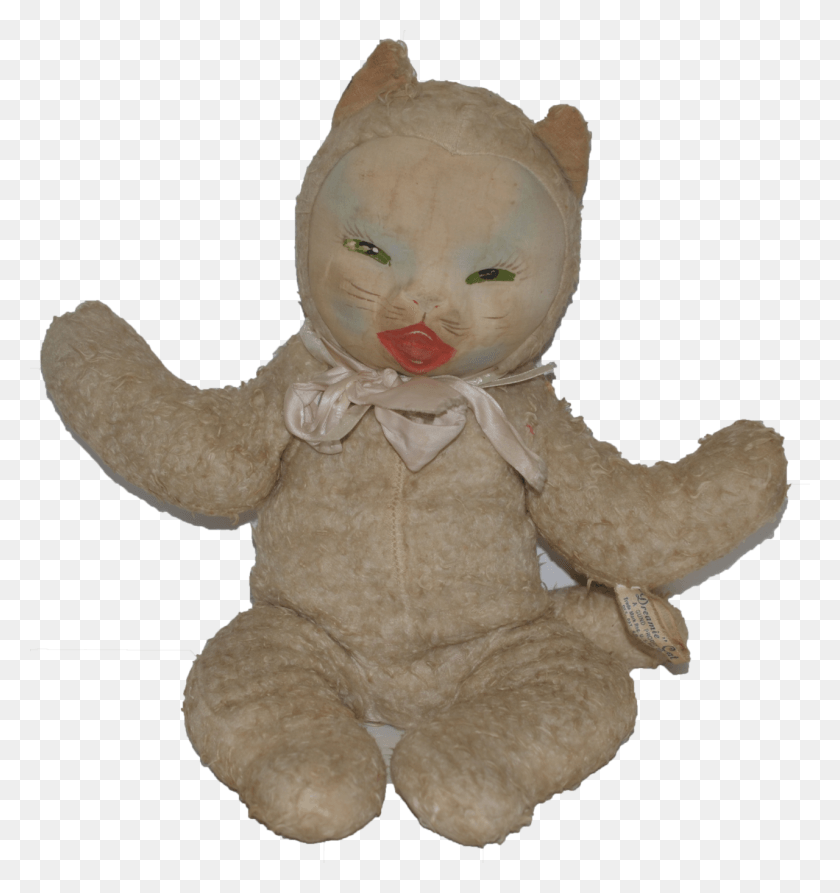 1280x1367 Scary Creepy Horror Stuffed Animal Polyvore Moodboard Old Cat Doll, Toy, Plush HD PNG Download