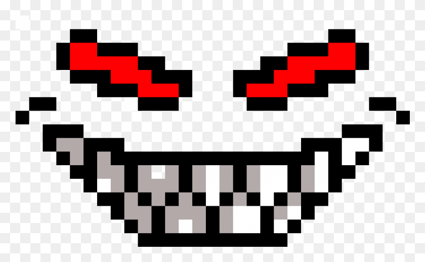 1074x630 Scary Face Evil Face Pixel Art, First Aid, Urban, Text HD PNG Download