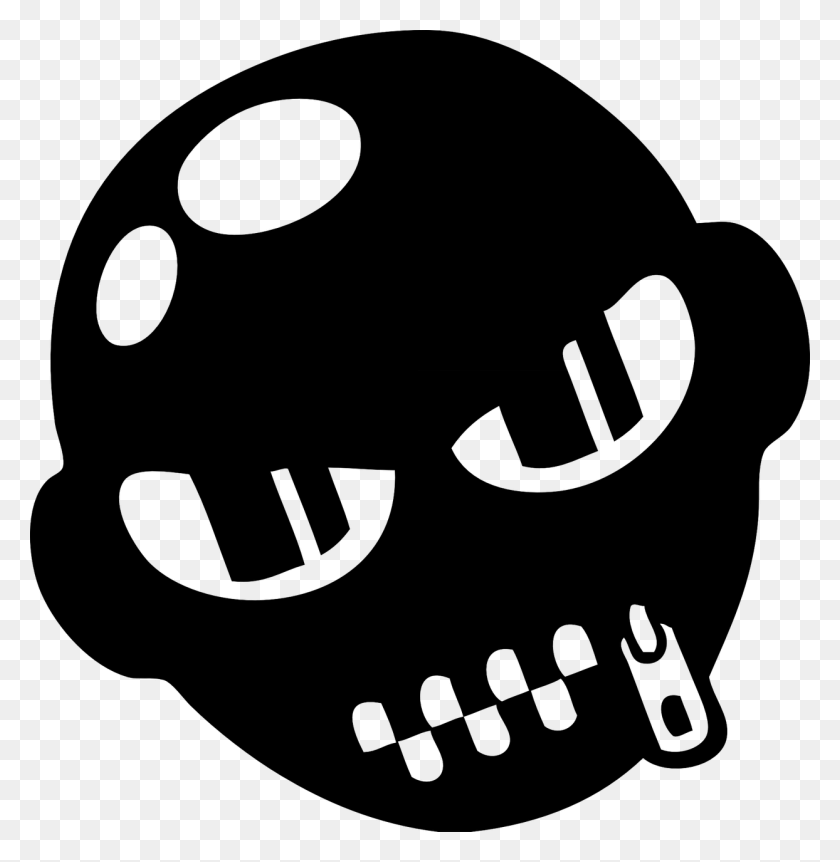 1244x1280 Страшная Маска Жуткое Темное Готическое Изображение Черно-Белый Страшный Логотип, Серый, Мир Варкрафта Png Скачать