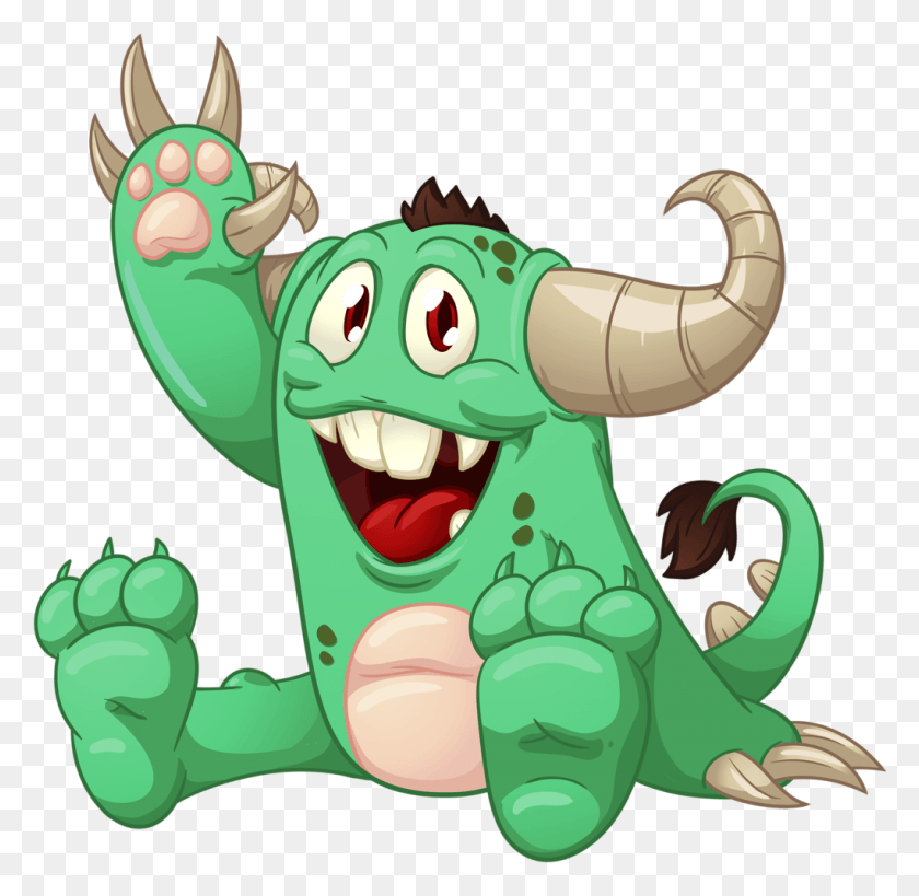 1020x993 Descargar Png Scary Monster Cartoon Monsters Clip Art, Toy, Mamífero, Animal Hd Png