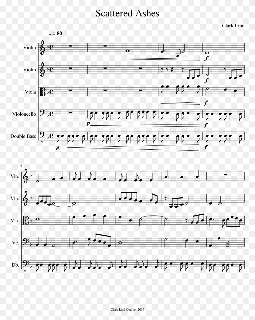 773x994 Scattered Ashes Sheet Music Composed By Clark Lind Retrograde James Blake Sheet Music Free, Gray, World Of Warcraft HD PNG Download