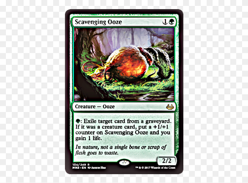 402x561 Descargar Png Scavenging Ooze Modern Masters 2017 English Foil Magic The Gathering, Text, Flyer, Poster Hd Png