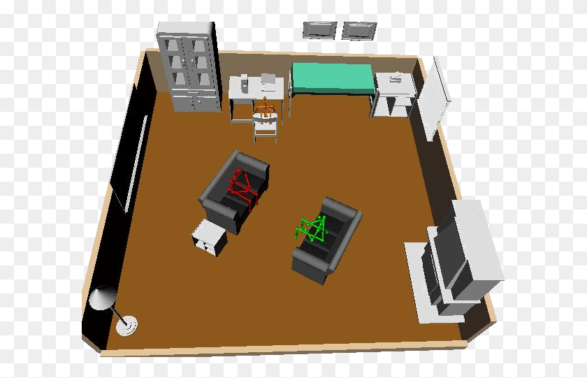 607x481 Scene Floor Plan, Building, Tabletop, Furniture HD PNG Download