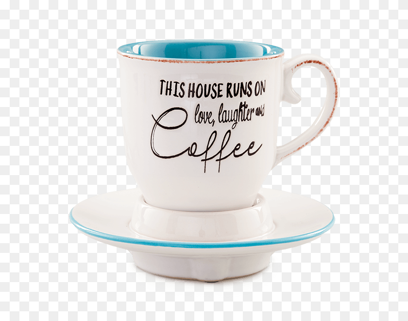 600x600 Scentsy Love Laughter Coffee, Coffee Cup, Cup, Saucer HD PNG Download