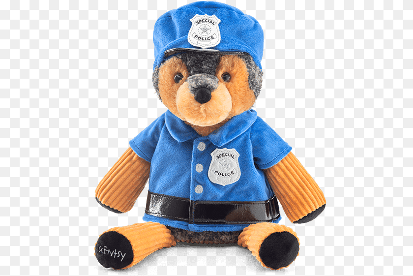 Scentsy Police Buddy, Plush, Toy, Teddy Bear Transparent PNG