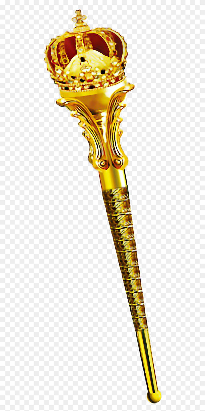 496x1624 Scepter King Royalfreetoedit, Light, Stick, Cane HD PNG Download