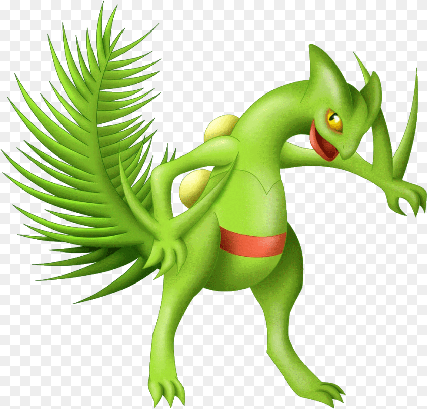 968x928 Sceptile By Sonartic Pokemon Sceptile, Green, Dragon Clipart PNG