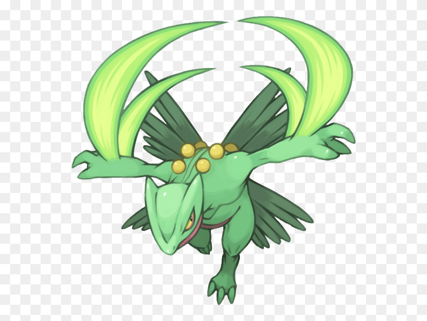561x572 Sceptile Comin39 At Ya Pokemon Sceptile, Plant, Produce, Food HD PNG Download