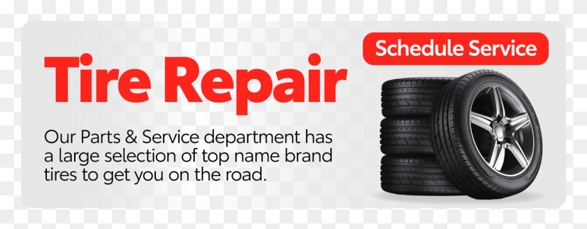 1220x420 Schedule Service For Tire Repair Tread, Wheel, Machine, Text HD PNG Download