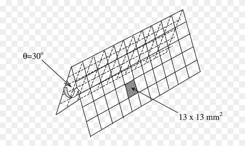 684x441 Schematic Of Metal Mesh For The Roughness Used In This Technical Drawing, Outer Space, Astronomy, Universe HD PNG Download