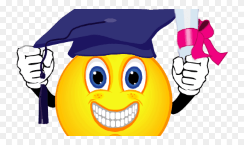 734x441 Descargar Png Becas De Graduación Clip Art Y Graduación Cara Sonriente Clip Art, Planta, Calabaza Png