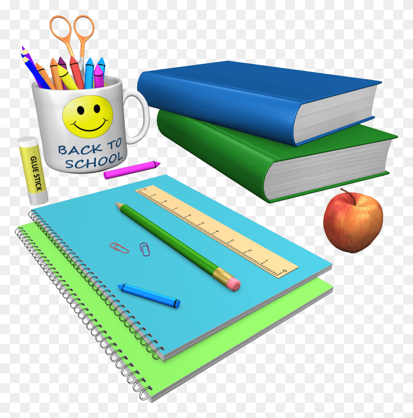 2748x2789 School Back Background Isolated 970325 Instructions For Back To School HD PNG Download