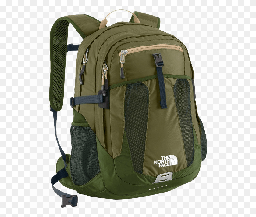 650x650 School Bag Photos North Face Olive Green Backpack HD PNG Download