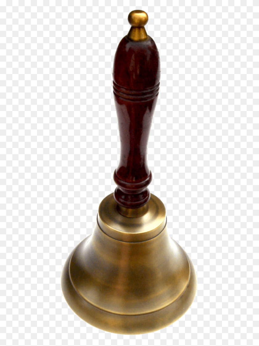 452x1062 School Bell I 1 Hand Bell, Lighting, Glass, Tabletop HD PNG Download
