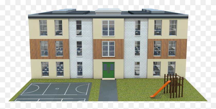 798x373 School Building Apartment, Team Sport, Sport, Team HD PNG Download