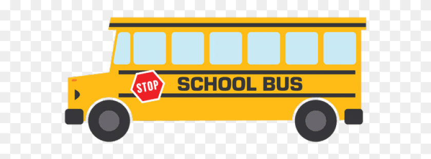 593x250 School Bus, Bus, Vehicle, Transportation HD PNG Download
