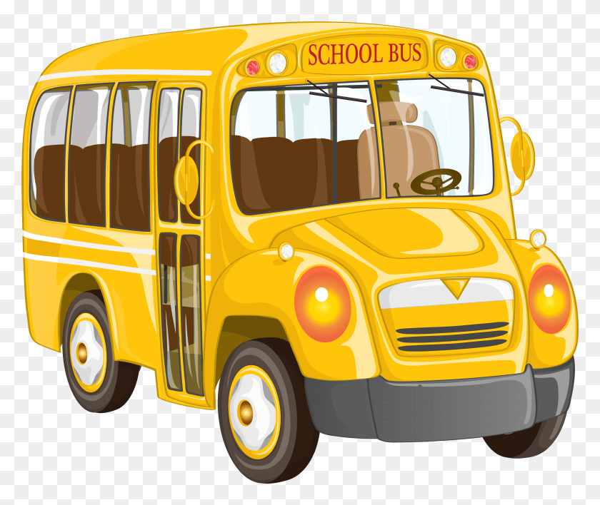 7899x6566 Png Школьный Автобус