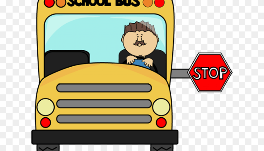 School Bus Drive Clipart, Vehicle, Transportation, School Bus, Person Sticker PNG