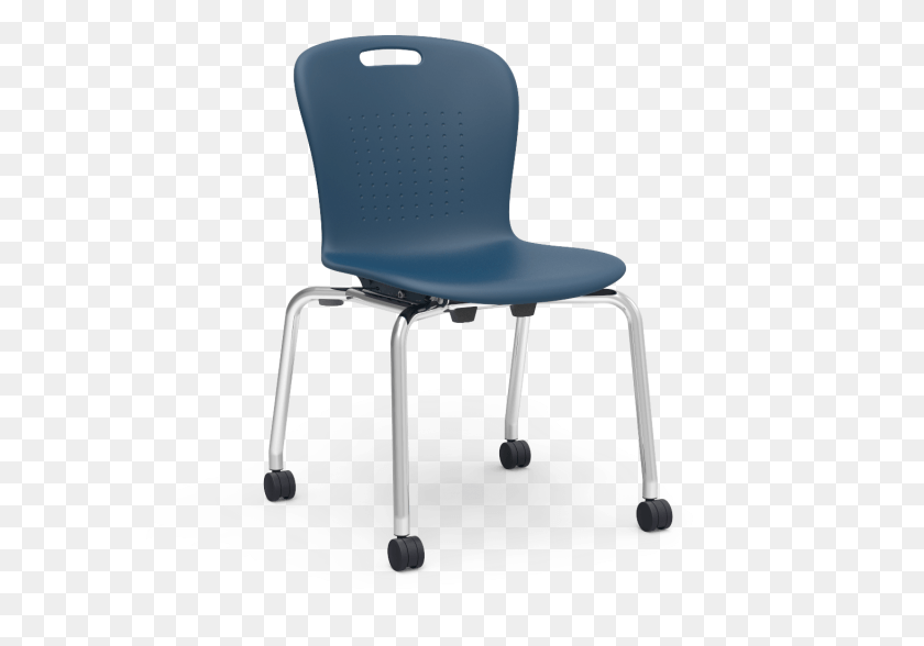 576x528 School Chair Blue School Chair, Furniture, Armchair HD PNG Download