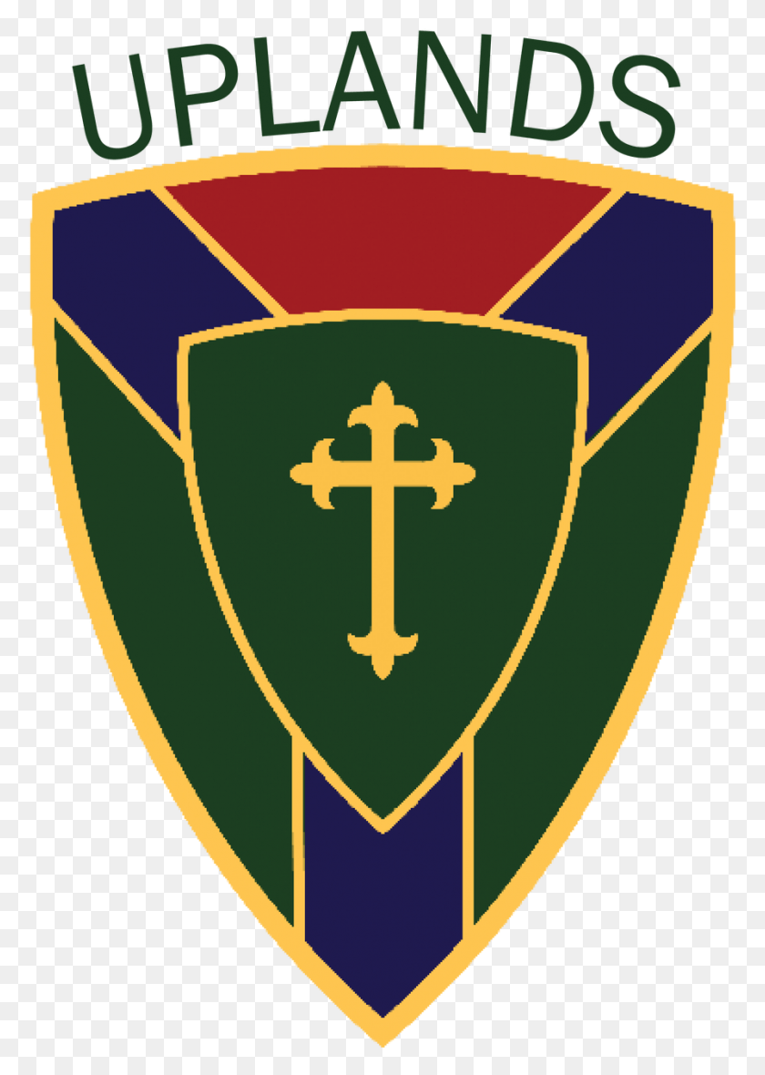 895x1286 Escudo De La Escuela Uplands College Logo, Armadura, Escudo, Cruz Hd Png