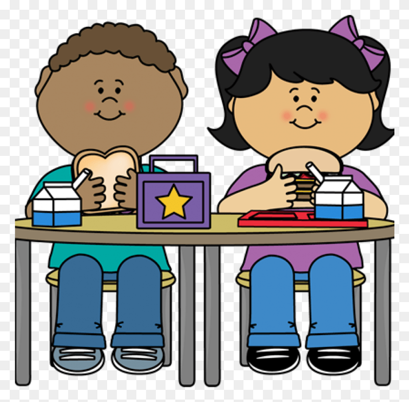 1025x1006 School Lunch Clipart Kids Eating Lunch Kindergarten Kids Eating Clipart, Person, Human, Sunglasses HD PNG Download