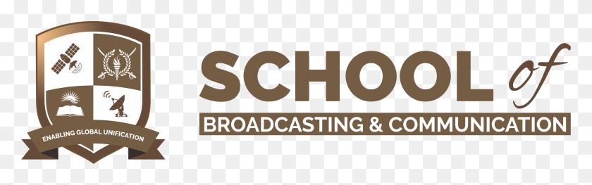4317x1127 School Of Broadcasting And Communication Mumbai Campus, Word, Label, Text HD PNG Download