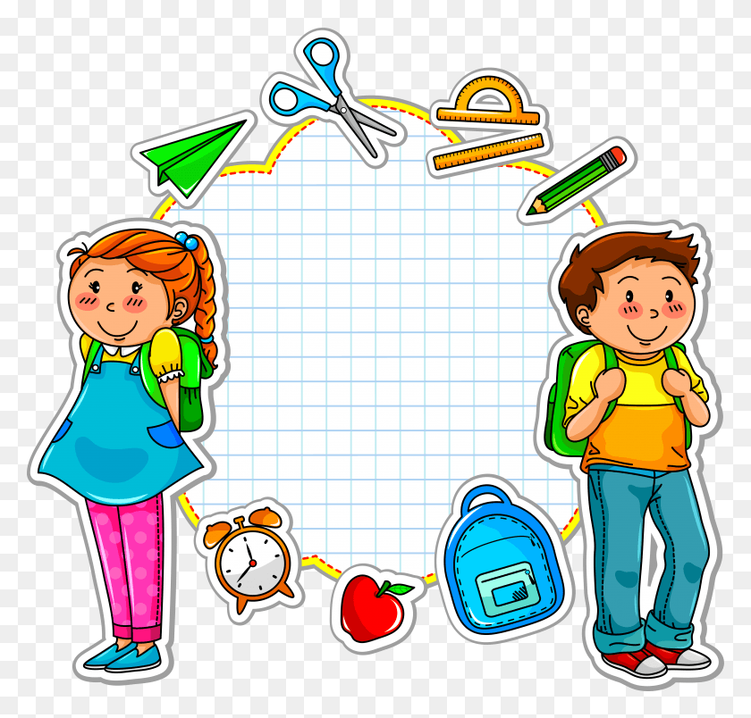 5000x4774 School Paper Pin Kindergarten Clip Art Scraps Kids, Person, Female HD PNG Download