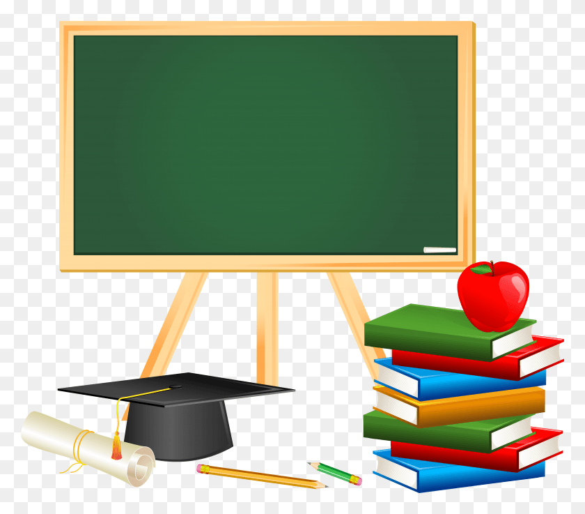 4993x4336 School School Board Clipart, Lamp, Blackboard, Teacher HD PNG Download