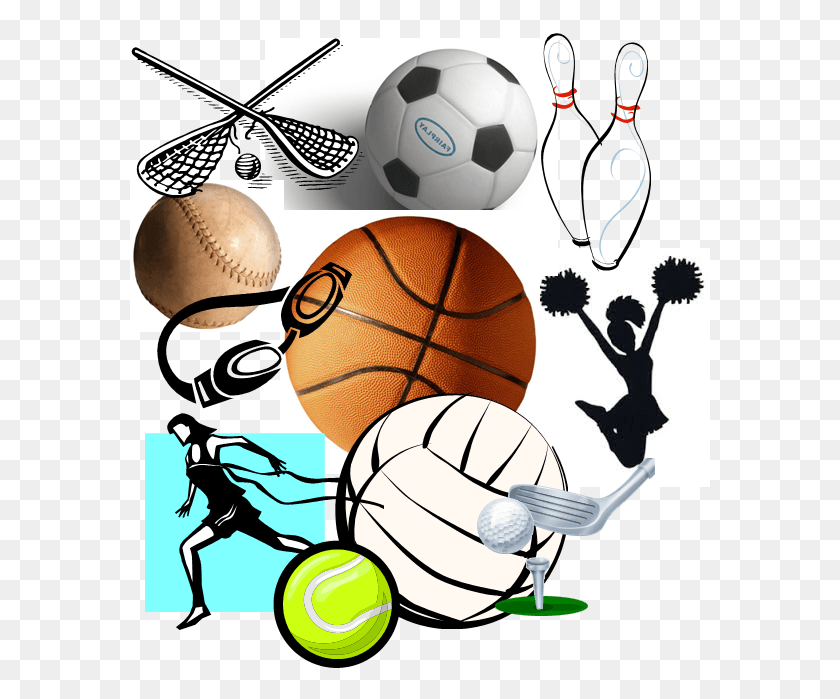 580x639 School Sports Clipart High School Sports Graphic, Person, Human, People HD PNG Download