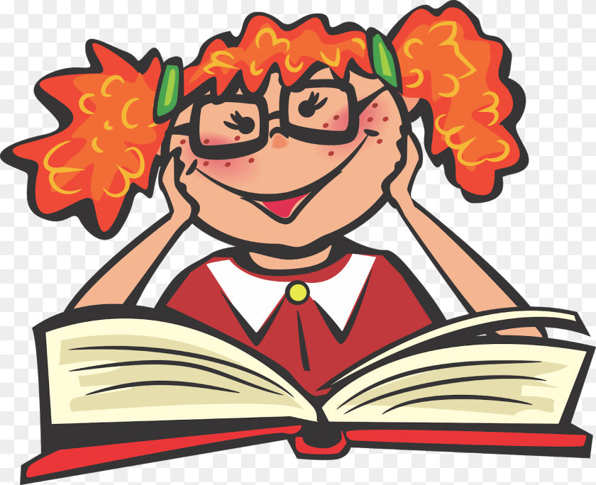 School Students Vector Student Vector Books Vector Girl Studying Cartoon, Person, Reading, Book, Publication Transparent PNG