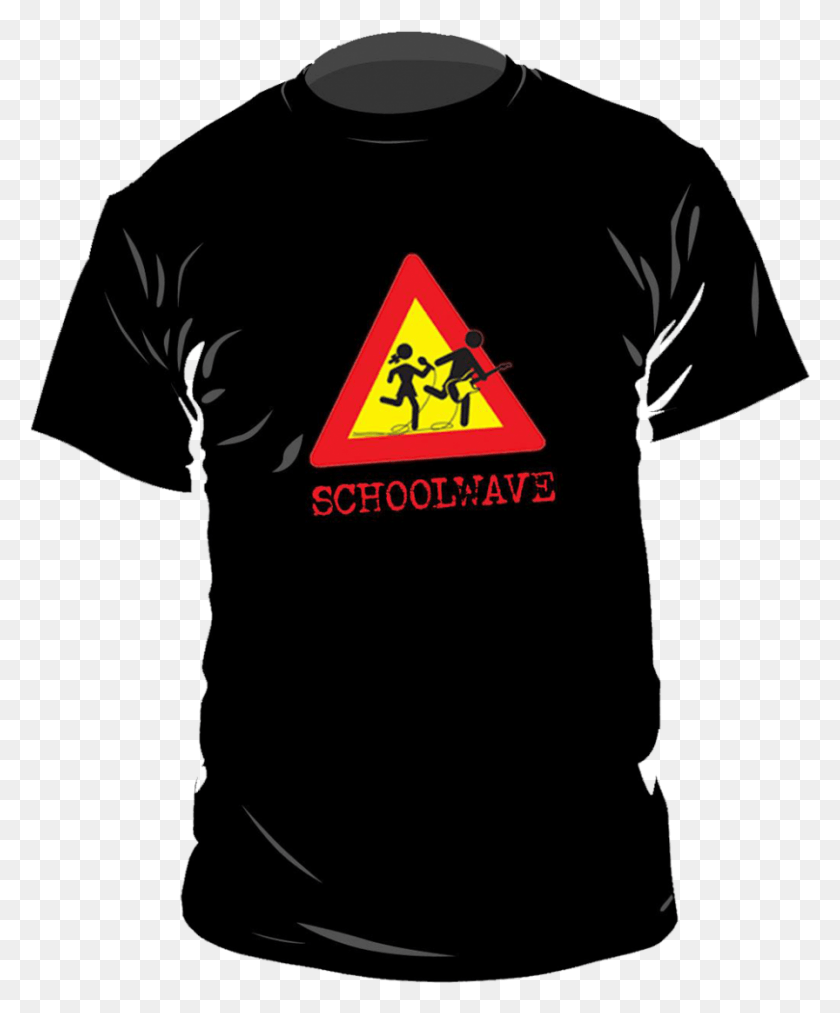 896x1095 Schoolwave Black Transparent Triangle, Clothing, Apparel, Shirt HD PNG Download