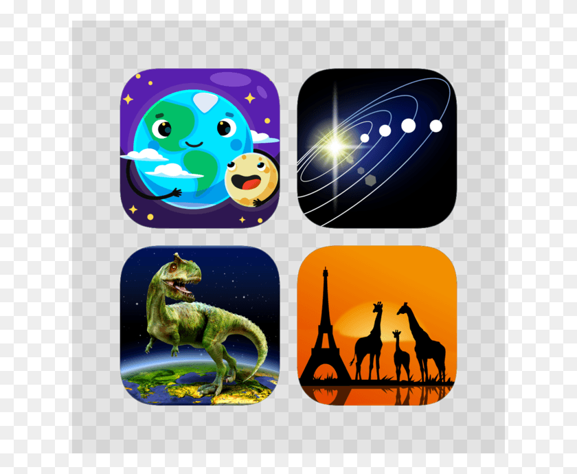 630x630 Science Apps For Kids Solar System, Bird, Animal, Antelope HD PNG Download