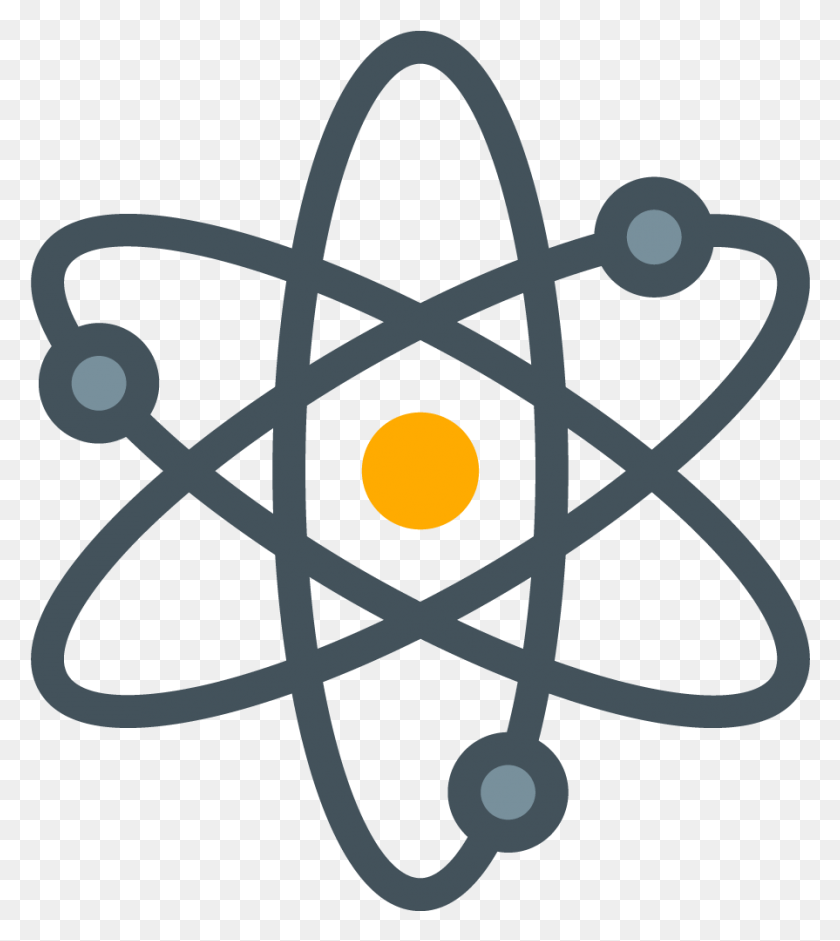 895x1011 Science Atom Atomo Icon, Lighting, Sphere, Star Symbol HD PNG Download